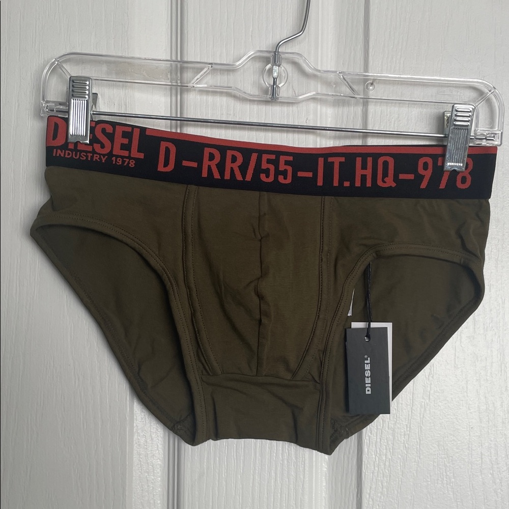 NWT - Diesel Olive briefs.